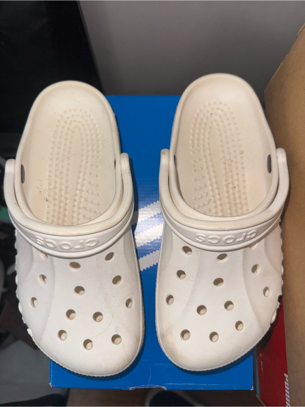 CROCS Kids Classic Clog in Off-White
